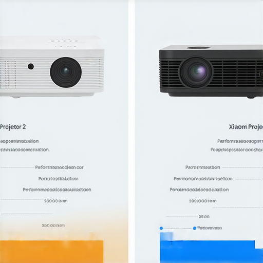 小米投影機2與3的對比分析圖，展示兩款家用投影機的設計、規格、性能及價格，幫助消費者選擇最佳家用投影機。