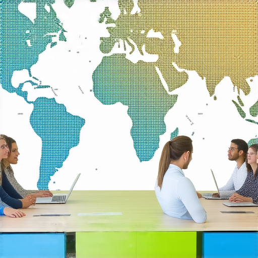 提升職場競爭力的商業英語課程與商務英語課程介紹，展示學員互動學習情境，強調口語溝通、職場用語及商業交流技巧，助力職場發展與國際化工作環境適應。