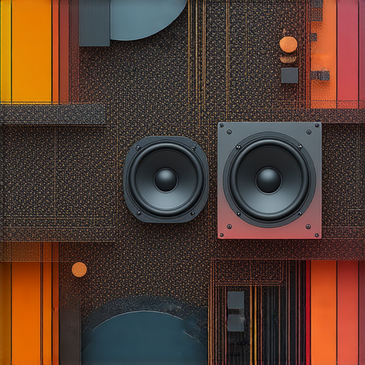 揭開音響箱神秘面紗的圖片，探索聲音魅力與音響設計，展示音響設備特寫，專業建議邀請，提升音質享受的視覺呈現。