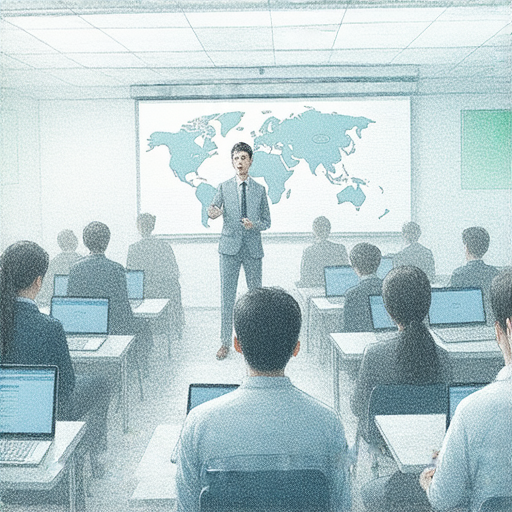 提升職場競爭力的商業英語課程與商務英語課程介紹，展示課堂場景與學習材料，強調實用英語技巧和交流能力，幫助學員有效提升職場表現，增強國際業務競爭力。