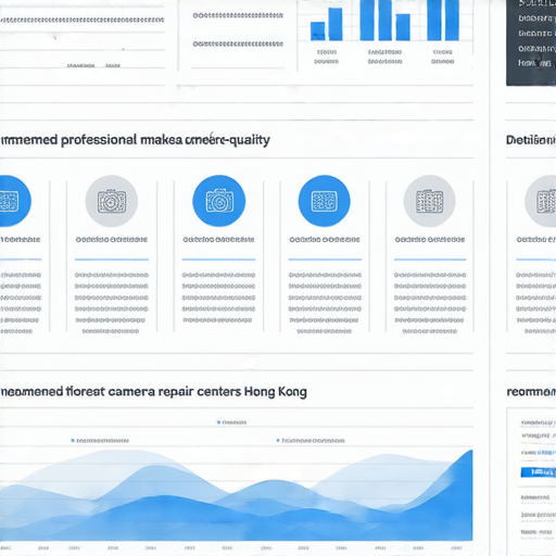 香港專業相機維修中心推薦及價錢資訊分析圖示，包括各維修中心的服務項目、價格區間及顧客評價，幫助數位攝影愛好者選擇合適的維修服務。
