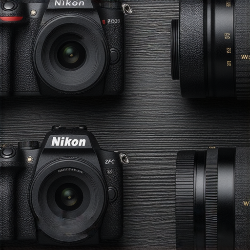 探索尼康相機系列的圖片，展示Z FC和W300等款式，強調其獨特設計和功能，幫助使用者立即了解專業服務與攝影需求。