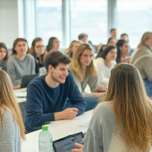 提升職場競爭力的商業英語課程與商務英語課程介紹，展示學員在互動環境中學習，強調專業溝通技巧與商業用語，助力職場發展與職業提升。