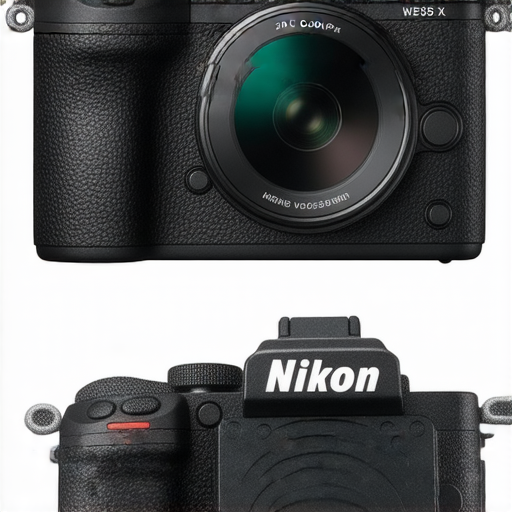 尼康Z FC與Coolpix W300相機對比圖，展示兩款相機的外觀設計、功能特點及使用場景，突出其獨特性能與設計理念，幫助攝影愛好者選擇合適的相機。