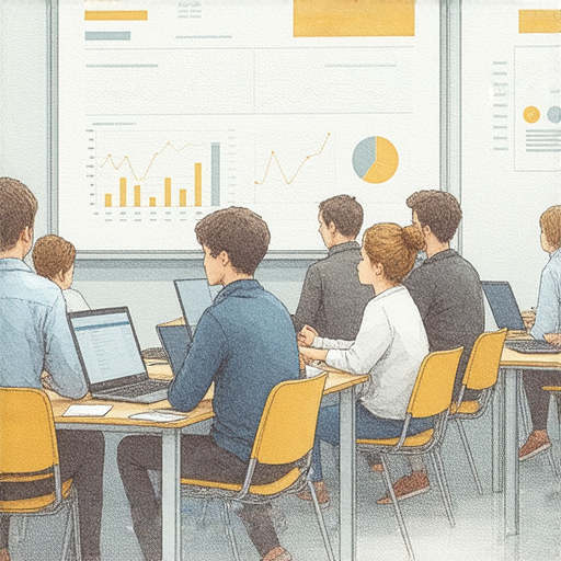 提升職場競爭力的商業英語課程與商務英語課程介紹，展示學員在學習環境中互動，強調實用英語技巧和職場應用，助力職業發展與提升僱主吸引力。