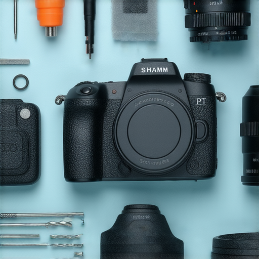深水埗至旺角的專業相機維修服務介紹圖片，展現數碼相機維修的過程和工具，讓你的數碼相機重獲新生，推薦優質服務與技術專家。