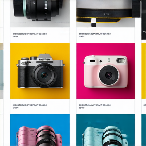 探索Fujifilm即影即有相機的推薦與入門指南，圖片展示各型號相機，特寫拍攝質量與操作介面，幫助使用者選擇最佳相機，提升拍攝技巧與享受攝影樂趣。