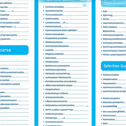 提升商業英語能力的專業商務英語課程選擇指南圖片，包含課程列表、圖表和學習資源，旨在幫助學員選擇合適的商務英語課程以強化英語溝通技巧。