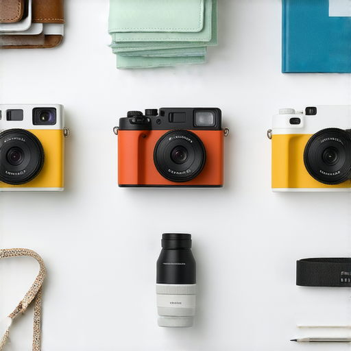 Fujifilm即影即有相機系列展示，包含不同型號與配件，可供攝影入門者選擇，介紹特色功能與拍攝技巧，適合愛好旅行與街拍的攝影師使用。