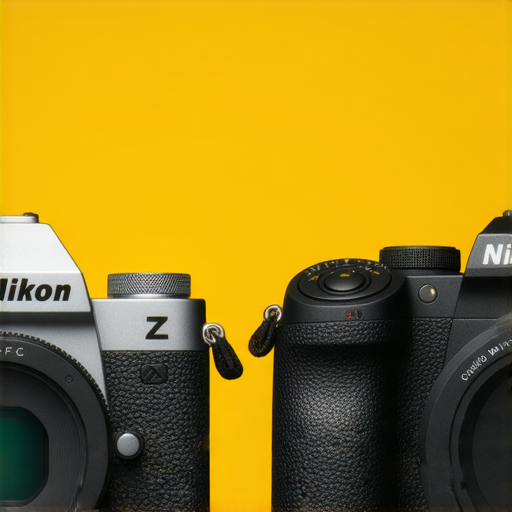 尼康 Z fc 相機展示其復古設計，搭配 Coolpix W300 耐用型相機，強調攝影新時代的專業性能和創新功能，吸引攝影愛好者探索專業服務。