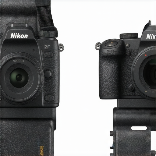 尼康 Z FC 與 W300 攝影機並排展示，強調其隱藏功能，展現豐富的攝影技巧提升可能，適合專業攝影師與愛好者探索新創意和功能。