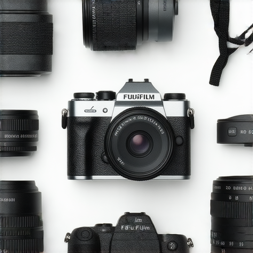 2024年最佳富士相機推薦圖片，展示即棄相機與35mm鏡頭，細節清晰，展現富士相機的特點與性能，吸引攝影愛好者探索新選擇。