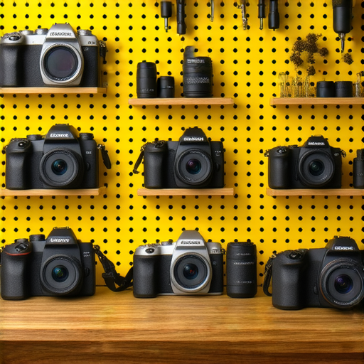 專業相機維修服務於深水埗和旺角，展示維修過程中的相機和工具，滿足攝影需求，提供高品質的技術支持與客製化服務。