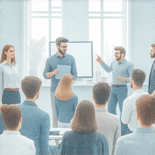 提升職場競爭力的商業英語與商務英語課程推薦，展示學員專注學習情境，強調語言技能在職場中的重要性，吸引更多人參與課程提升自身能力。