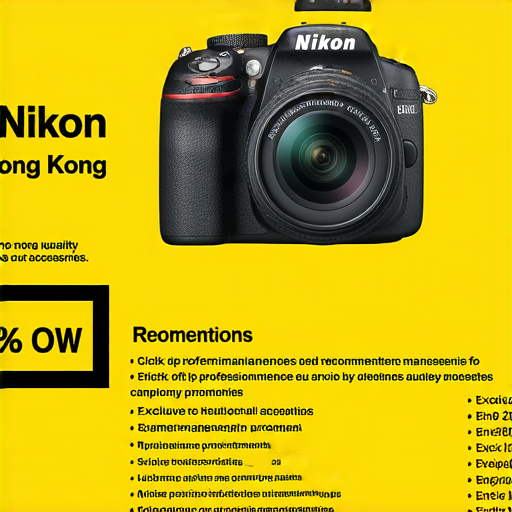 發掘香港Nikon相機超值價格的圖片，展示專業保養服務及推薦配件，吸引攝影愛好者關注，了解更多優惠信息，提升攝影體驗，立即點擊了解。