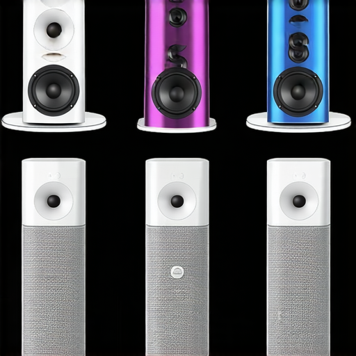 提升音質的關鍵選擇，展示多款音響箱的對比，顯示不同型號的設計、材質與大小，幫助用戶選擇適合的音響箱以提升聆聽體驗。