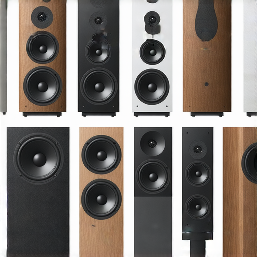 提升音樂體驗的音響箱選擇技巧與推薦，展示不同類型音響箱的外觀與技術細節，強調聲音品質和設計美感，適合音樂愛好者和專業人士的需求。