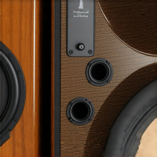 音響箱內部構造特寫，展示高品質音響技術，背景有專業音響服務標誌，強調打造夢幻聲音的專業知識，吸引音樂愛好者了解更多音響箱的秘密。