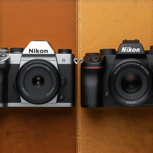 Nikon Z FC與Nikon Z系列相機並排展示，展現復古設計與現代科技的完美融合，突顯其令人驚豔的拍攝性能與多樣化功能，吸引攝影愛好者的目光。