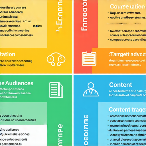 提升職場競爭力的商業英語課程與商務英語課程選擇指南的圖片，展示不同課程的對比，內容涵蓋課程名稱、時長、學習內容及適合對象，幫助學習者選擇合適課程以提升職場競爭力。