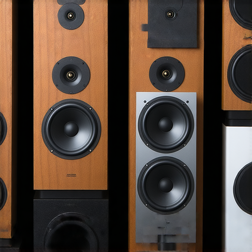 提升音質享受的秘密武器是選擇合適的音響箱，圖片展示了多款精美音響箱，強調其設計與功能對音質的影響。