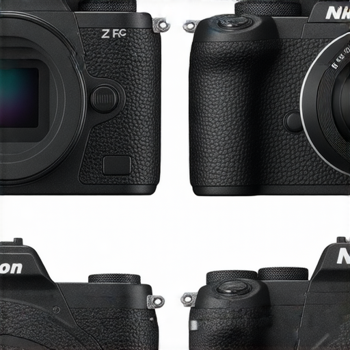 尼康Z FC與Coolpix W300並排展示，突顯其獨特設計與專業功能，探索攝影新視野，吸引攝影愛好者的目光，立即點擊了解其魅力。