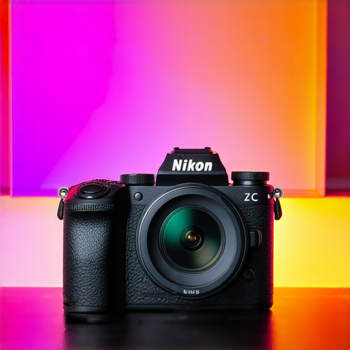 Nikon Z fc相機展示，搭配藝術攝影作品背景，探索攝影魔力，提升攝影技術，讓每一張照片驚艷，展現創意與靈感。