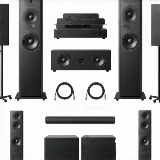 打造完美音質體驗的音響箱選購指南插圖，展示高品質音響箱與配件，強調音質、設計和選擇的重要性，適合音樂愛好者及專業人士参考。