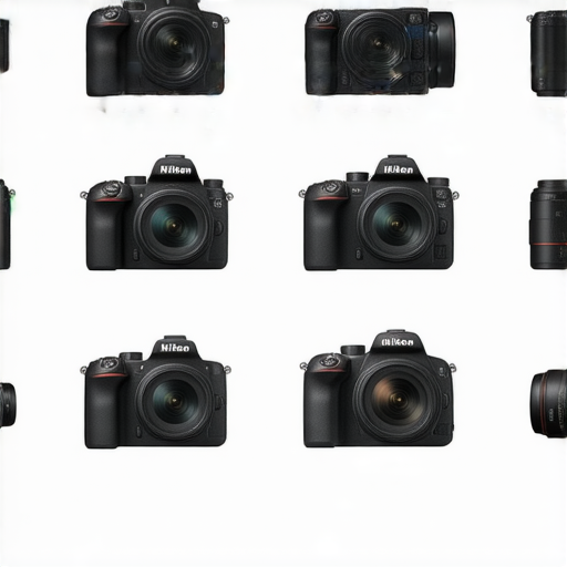 尼康相機系列全面解析展示，涵蓋Z FC、W300及其他型號，包含各款相機的外觀、特色和性能細節，幫助攝影愛好者選擇合適的尼康相機。