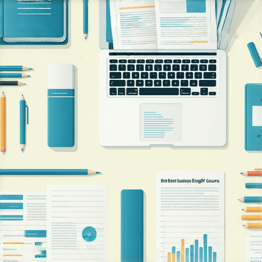 提升商業英語能力的最佳商務英語課程推薦，圖片展示各種課程資料及學習工具，強調提升口語、寫作及聽力技巧，幫助職場人士在國際商務溝通中表現優異。