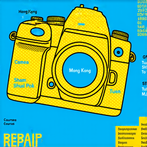 香港相機維修指南的地圖示意，涵蓋深水埗、旺角及屯門的最佳維修店及課程介紹，提供專業相機維修選擇與服務資訊，助您選擇合適的維修方案。