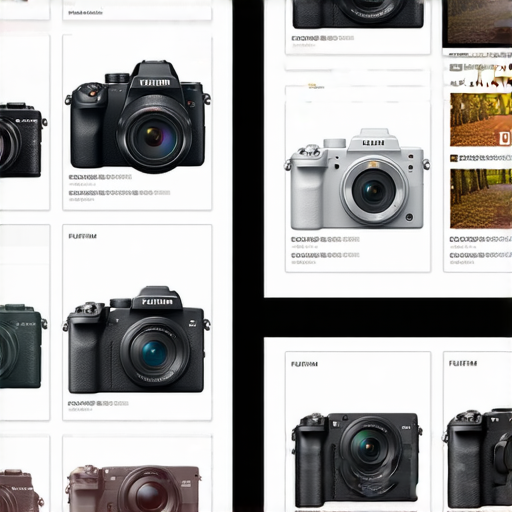 Fujifilm相機展示，各種型號與拍攝效果，探索即影即有功能，專業入門推薦，激發創意潛能，適合攝影愛好者和專業人士，捕捉生活中的每一刻。