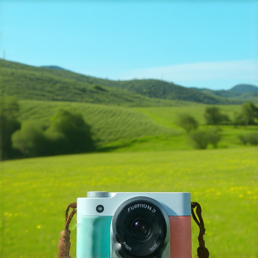 Fujifilm即影即有相機展示於自然風景中，捕捉絕美瞬間，專業推薦讓你輕鬆入門，體驗相機的獨特魅力與拍攝樂趣。