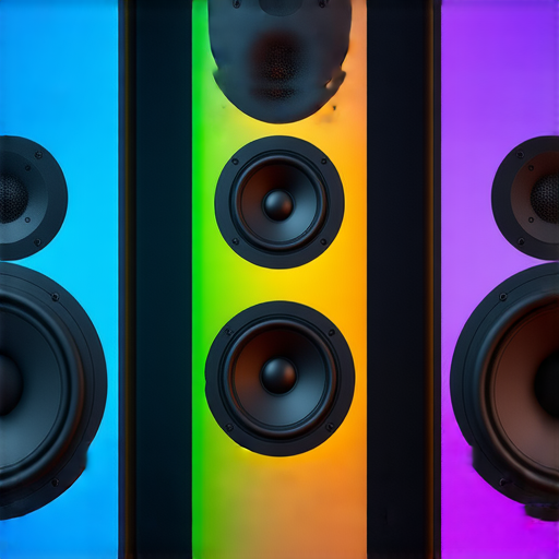 高品質音響箱選擇指南，展示不同類型音響箱，使用者正在體驗震撼音效，音樂與音響設備的完美融合，提升聽覺享受，滿足音樂愛好者需求。