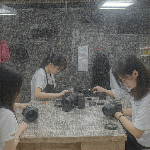 深水埗和旺角的相機維修速成班教學場景，學員專注於專業技術訓練，提升維修技能，加強相機維修服務品質，適合熱愛攝影的朋友參加。