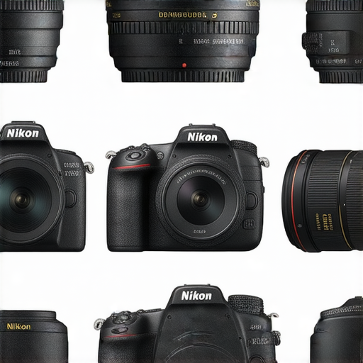 香港Nikon相機及鏡頭最新價格曝光，圖片中展示多款熱門型號及其特點，同時包含電池購買指南，幫助攝影愛好者選擇合適設備，探索專業服務。