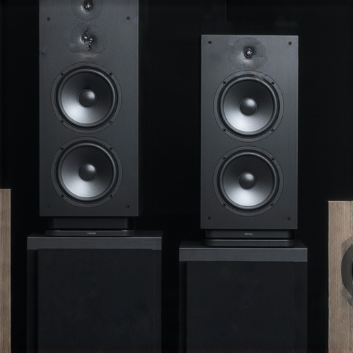 專業音響箱展示，強調音質和音效的細節，顧客體驗震撼聲音的場景，探索高品質音響服務，提升音樂享受。