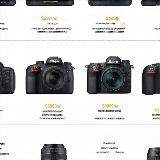 香港尼康相機展示及價格比較圖，包含多款熱門尼康相機型號、規格、價格資訊及購買建議，助您選擇適合的相機產品。