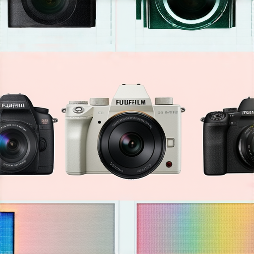 Fujifilm 相機系列展示，捕捉即影即有的瞬間，展現創意攝影藝術，讓每一刻瞬間成真。色彩鮮明，設計精緻，完美適合專業攝影師及攝影愛好者。