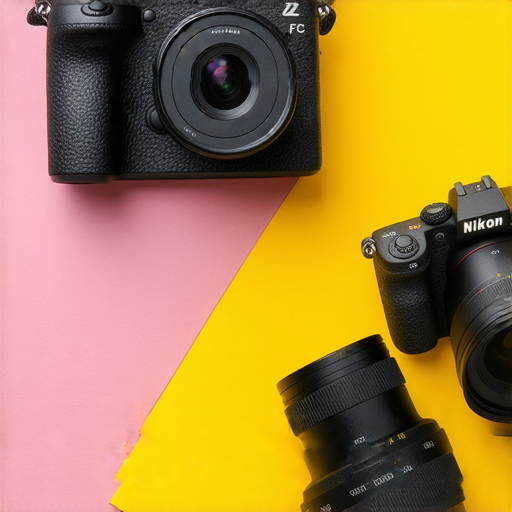 Nikon Z FC與W300攝影器材的展示，突出其創新科技與設計，適合探索攝影新境界的需求，吸引攝影愛好者和專業人士的注意。