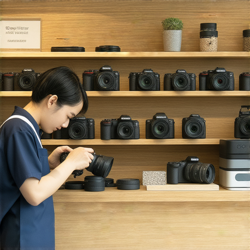 深水埗、旺角相機維修店內部，專業技師在維修相機，展現一站式服務和精湛技術，讓您的相機獲得最好的照顧。
