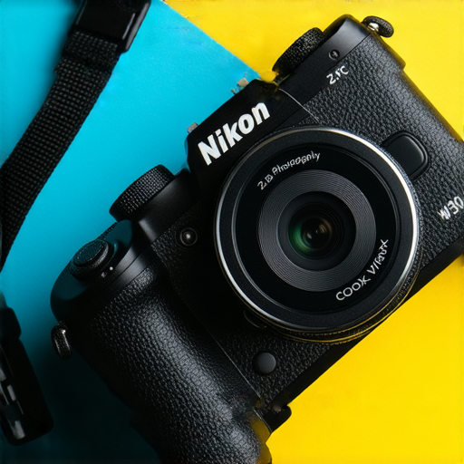 Nikon Z FC與Coolpix W300攝影器材特寫，展示其獨特設計與功能，介紹拍攝技巧與專業服務，提升攝影技術的全新可能。