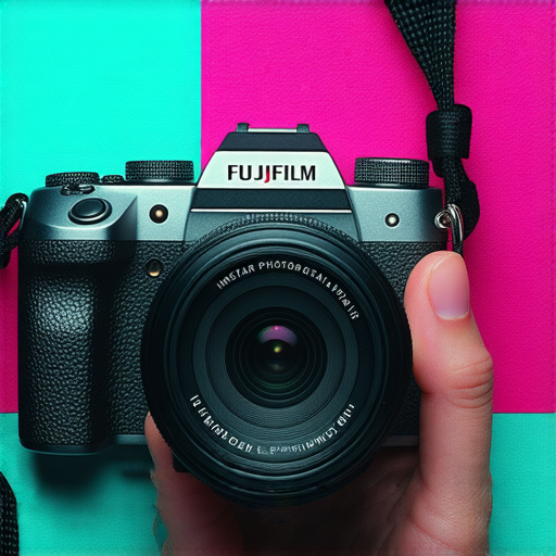 Fujifilm相機展示即影即有與菲林相機特色，色彩鮮明，設計優雅，使用者專注拍攝，展現攝影魅力與創意，完美詮釋Fujifilm的攝影精髓。