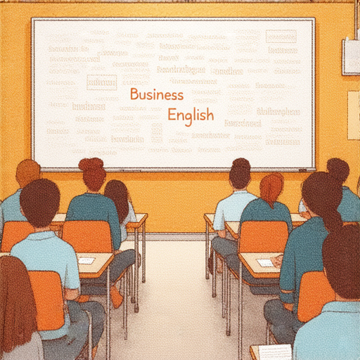 提升職場競爭力的商業英語課程與商務英語課程報名資訊，展示學員學習交流場景，強調英語能力對職場發展的重要性，吸引想要進修的人士。