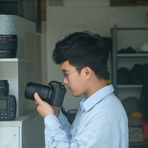 深水埗和旺角專業相機維修服務，技術人員檢查數碼相機，提供維修和清潔方案，幫助相機重現活力，專業設備與顧客服務並重。