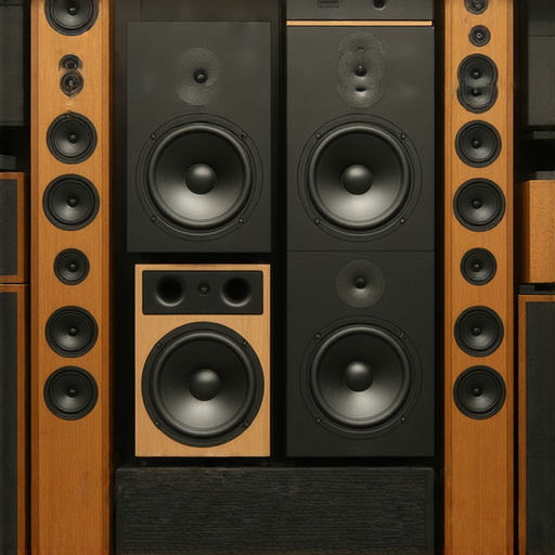 探索音響箱的秘密，顯示專業人士選擇適合音質的過程，提供專業服務的場景，展示不同類型的音響箱，助您尋找完美音質。