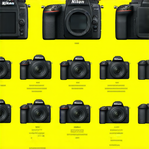 尼康相機系列全解析圖，展示Z fc、Coolpix W300等多款相機，強調設計、規格及用途，適合攝影愛好者與專業人士，提供多樣化選擇及拍攝體驗。