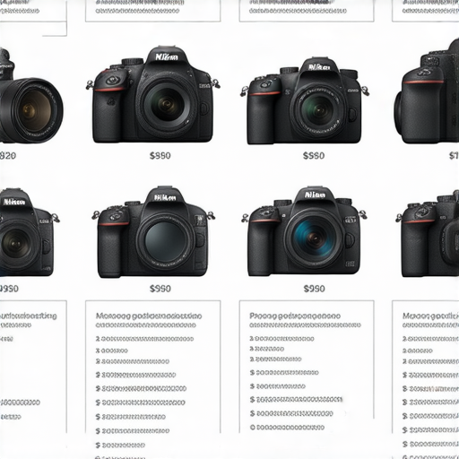 香港Nikon相機價格與購買指南圖，展示多款Nikon相機型號、價格範圍及購買注意事項，並附有保養建議，幫助消費者選擇合適的相機。