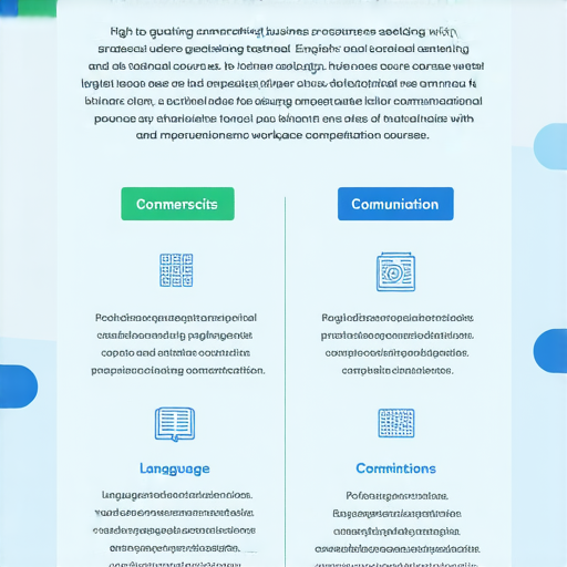 提升職場競爭力的商業英語與商務英語課程選擇攻略，展示專業英語學習資源與技巧，幫助職場人士提升語言能力與商業溝通技巧。