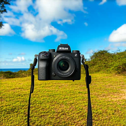 Nikon Z FC相機在戶外拍攝的場景展示，搭配Coolpix W300潛水攝影功能，強調其隱秘技巧與創意攝影效果，讓攝影愛好者快速升級捕捉瞬間的能力。